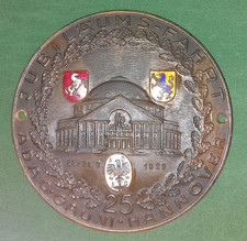 K&uuml;hlerplakette Jubil&auml;ums-Fahrt ADAC-Gau VI Hannover 1929