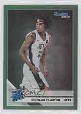 2019-20 Panini Donruss Rated Rookie Green Flood Nic Claxton Nicolas #229 0l1