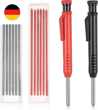 2Er Tieflochmarker Bleistift Baustellen Bleistifte, Zimmermannsbleistift Set Mit