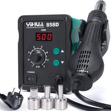 858D Stazione Dissaldante Ad Aria Calda 700W per Saldante E Dissaldante SMD Con 
