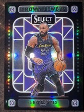 LeBron James 2024 Select Crown Jewels Case Hit #5 Los Angeles Lakers