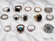 Job Lot Collection Of Costume Jewellery Rings 2