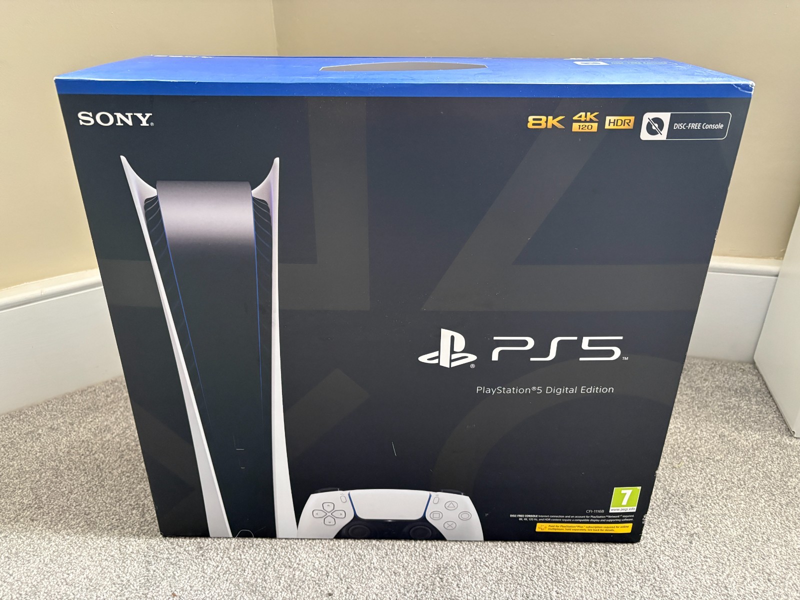 Console e controller PS5 PlayStation 5 Digital Edition SOLO SCATOLE VUOTE inserti foto 2
