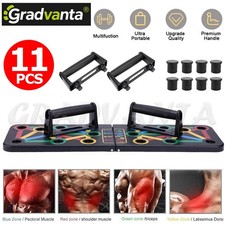 Foldable Push Up Board Rack Training Gym Exercise Pushup Exercise Stand Grip Bar
