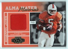 2001 Playoff Honors Alma Mater Materials #AM9 Edgerrin James