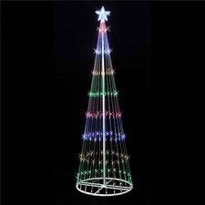 Vickerman X146340 Multi Light Show Tree with Multi-Colored LED Lights - 4 ft....