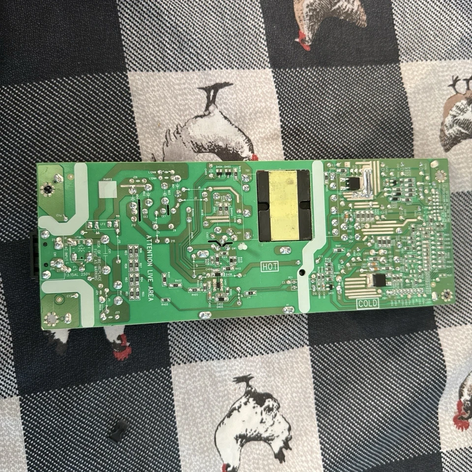 TCL 电源板适用于 50S421/55S421 部件编号 08-L12NLA2-PW200AA 保修 & 延长技术支持 — 第 2/3 张图片