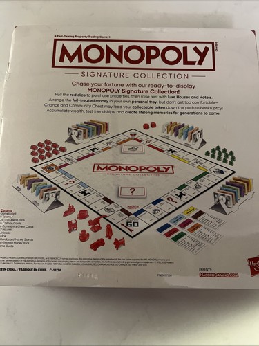 Monopoly Signature Collection Family Board Game, Premium NIB Sealed 2-6 Players - Picture 5 of 14