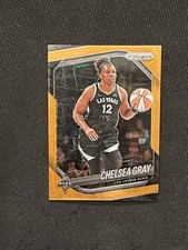 CHELSEA GRAY 2025 Panini PRIZM WNBA ORANGE VELOCITY Holo Las Vegas Aces #111