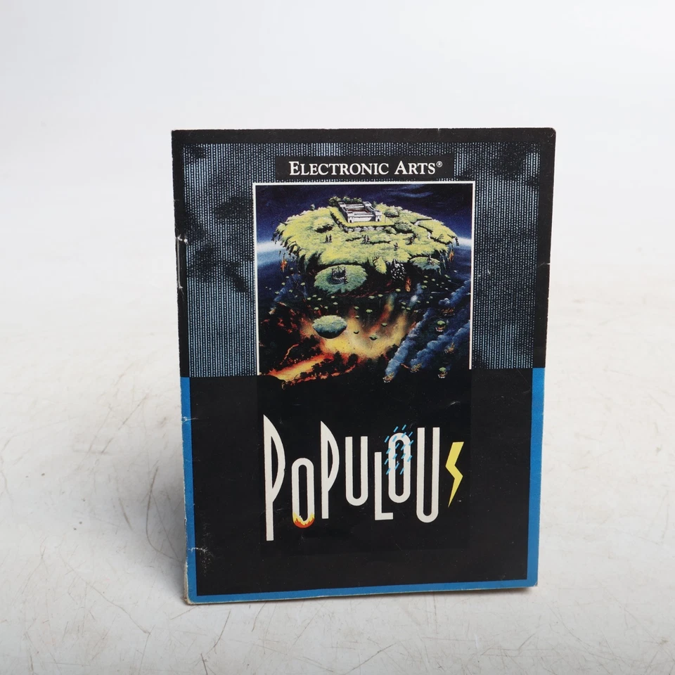 Populous Sega Mega Drive - Cart & Manual - - Image 2 of 4