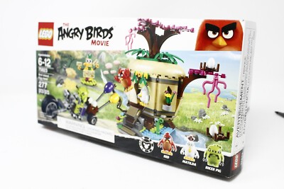 LEGO The Angry Birds Movie 277 Piece Set - Bird Island Egg Heist - New See Desc
