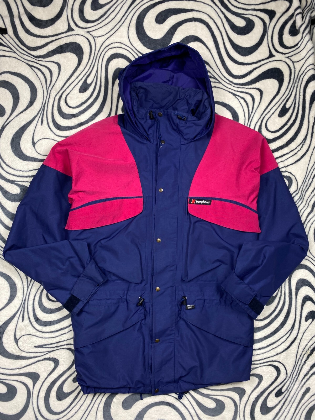 Chaqueta de Nailon Gore-Tex Gore-Tex Vintage Berghaus Trango Extremadamente Impermeable para Hombre Talla Grande