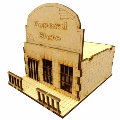 WWS003 TTCombat - Wild West - General Store - (Table Top Terrain, Gelände)
