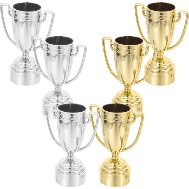 6 PCS Large Gold Trophy Cup Winner Trophies Kids Football Toys