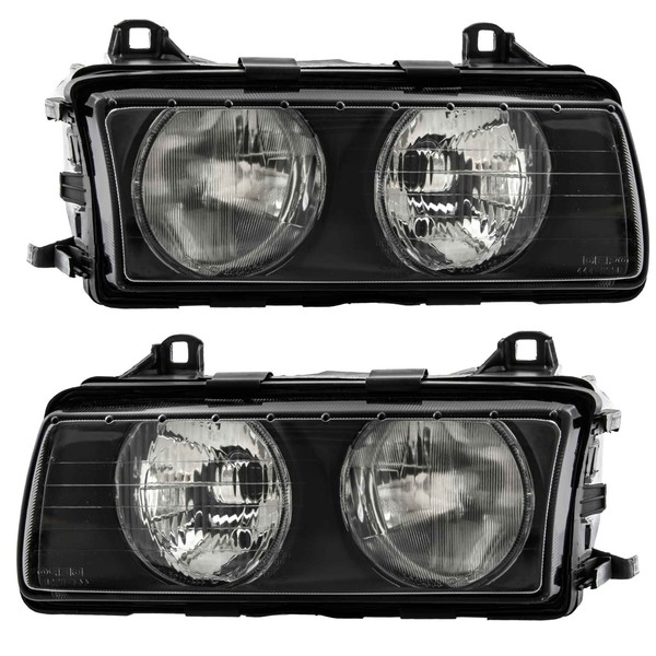 Halogen Scheinwerfer Set Links & Rechts H7 FüR BMW 3Er Cabriolet Touring-image