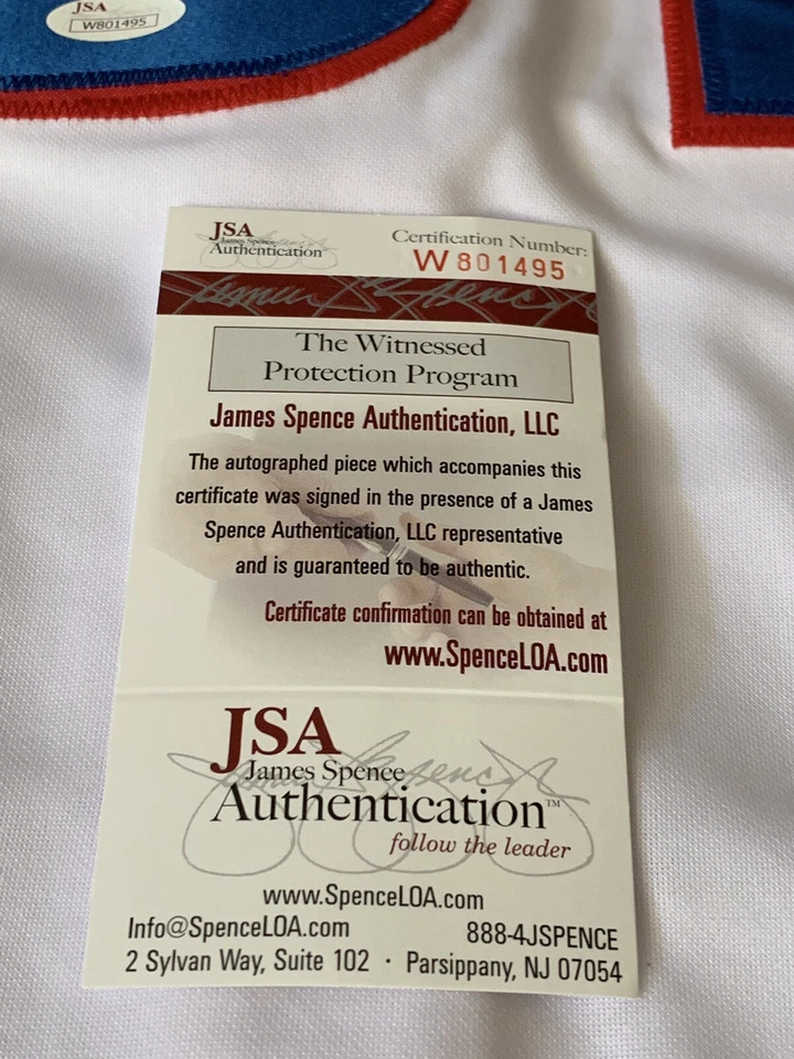 Davey Johnson Autographed/Signed Jersey JSA COA Chicago Cubs - Image 4 of 4