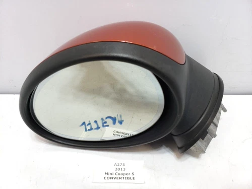 ✅ 11-15 OEM Mini Cooper S R57 Front Left Driver Side Rear View Mirror Orange B23