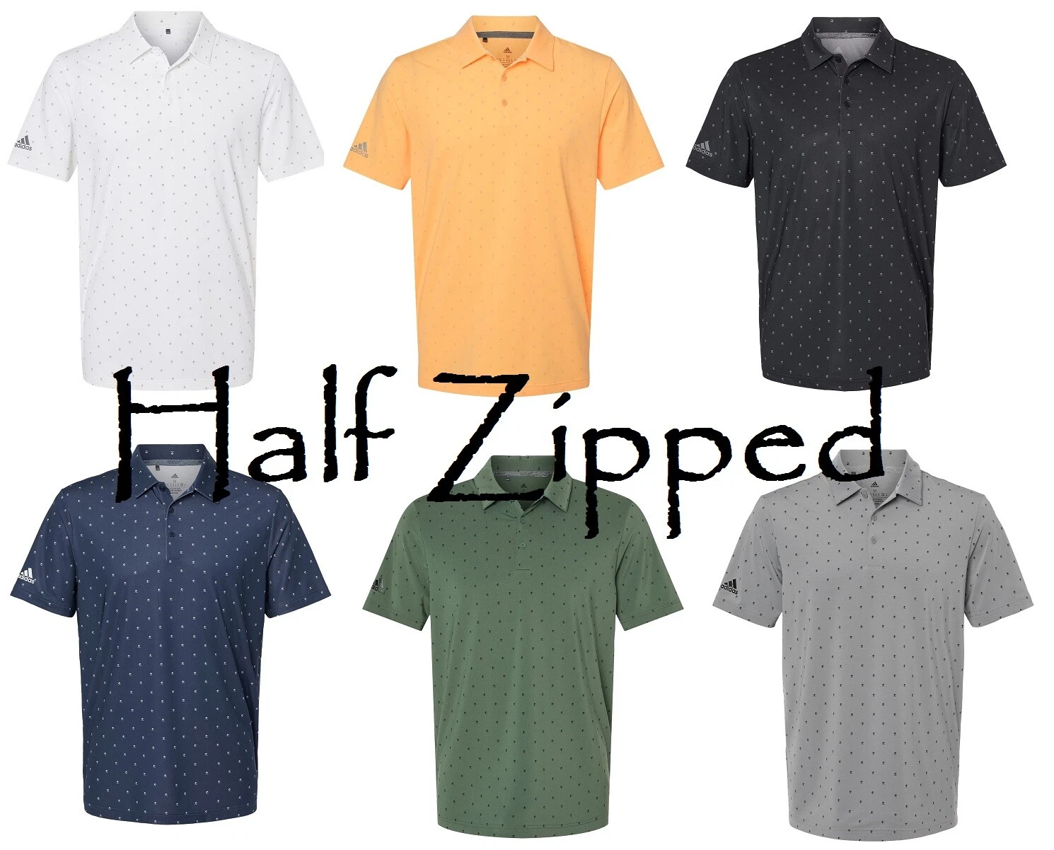 Adidas Pine Tree Polo Shirt A574 S-4XL 6 Colors NEW