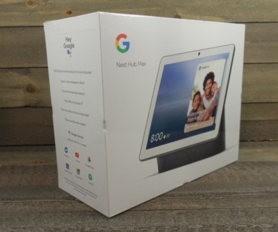 Google Nest Hub Max Smart Home Display  - CHARCOAL - GA00639-US - NEW SEALED!