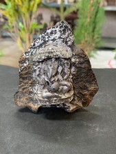 Rare Ancient Old Hand Carved Stone Lord Ganesha Figure Rock Cut Sculpture Statue