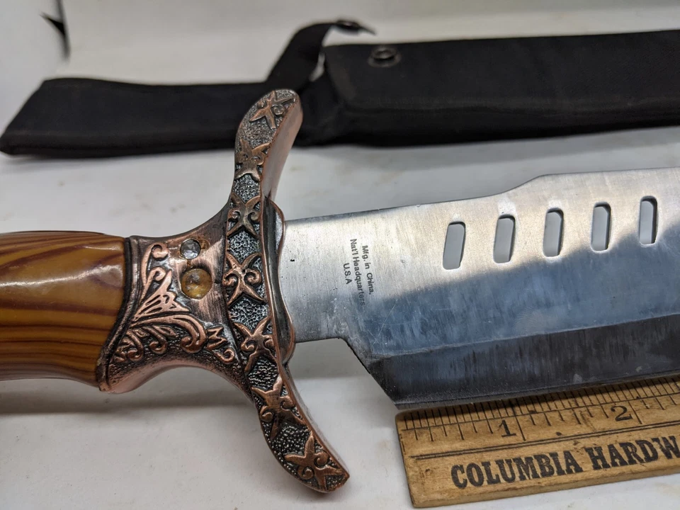 老式Maxam Bowie刀。 大号护套  — 第 4/4 张图片