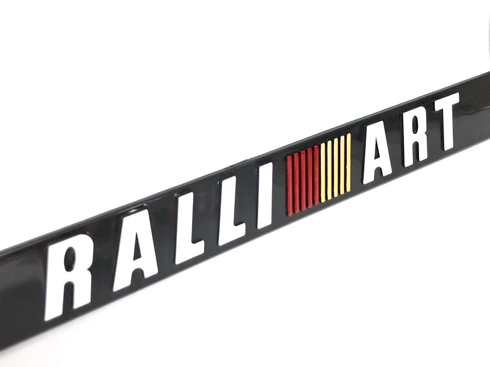 Marco de matrícula X2 RALLIART para MITSUBISHI LANCER EVOLUTION 7 8 9 X GALANT Foto 4 de 4