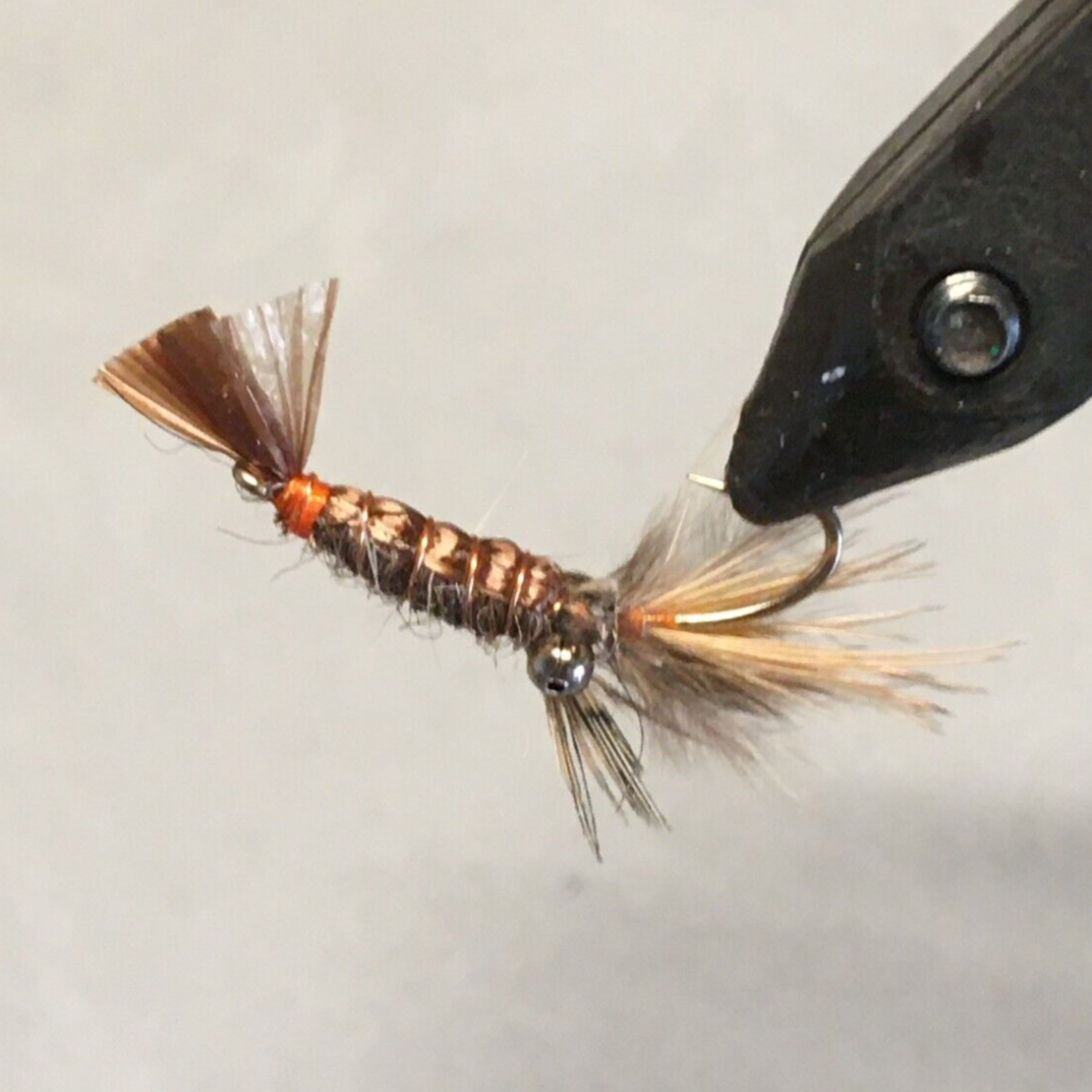 MINI CRAWDAD SIZE 10 BLUEGILL TROUT PANFISH FLIES FLY FISHING