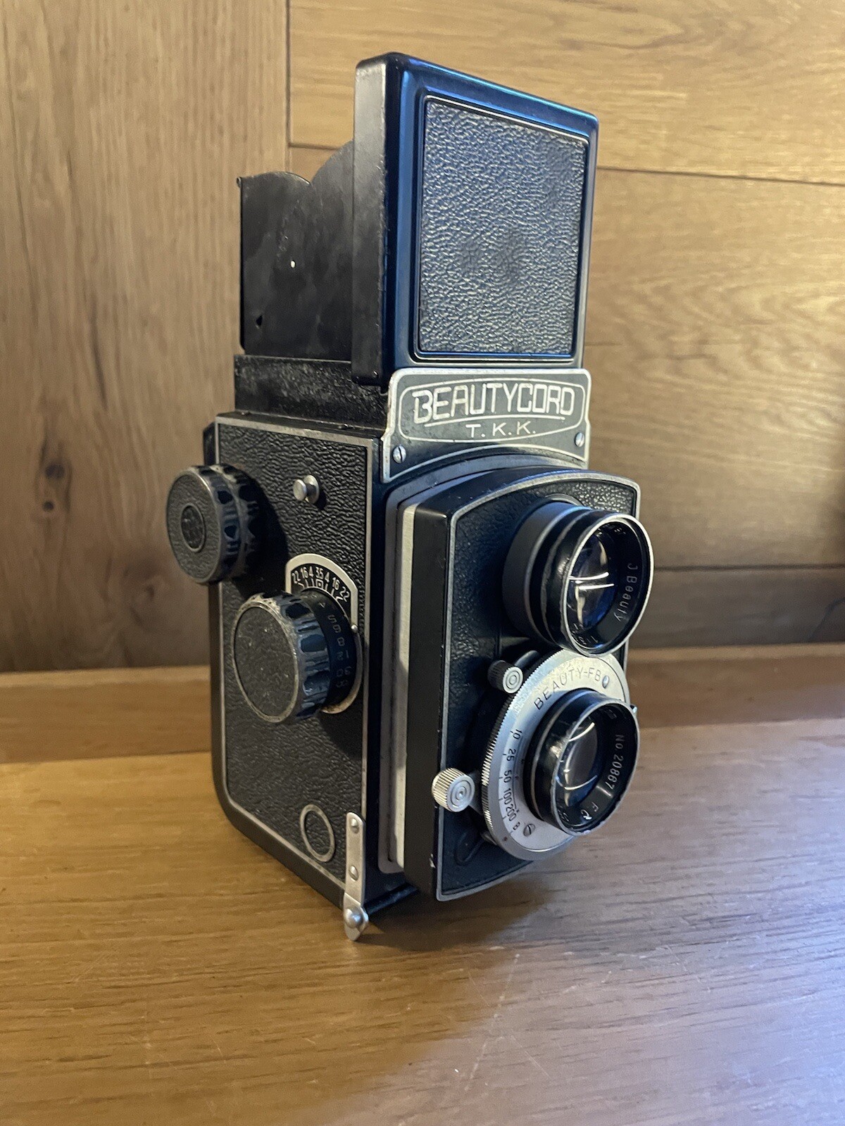 Rare Exc+5 Taiyodo T.K.K Beautycord TLR 6x6 Medium Format Film