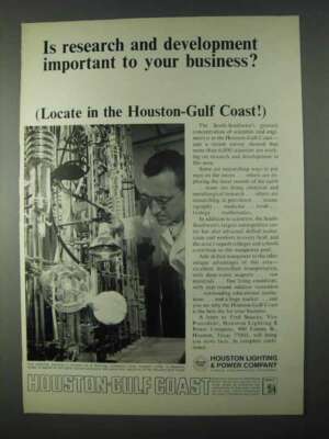 1966 Houston Lighting & Power Company Ad - Research