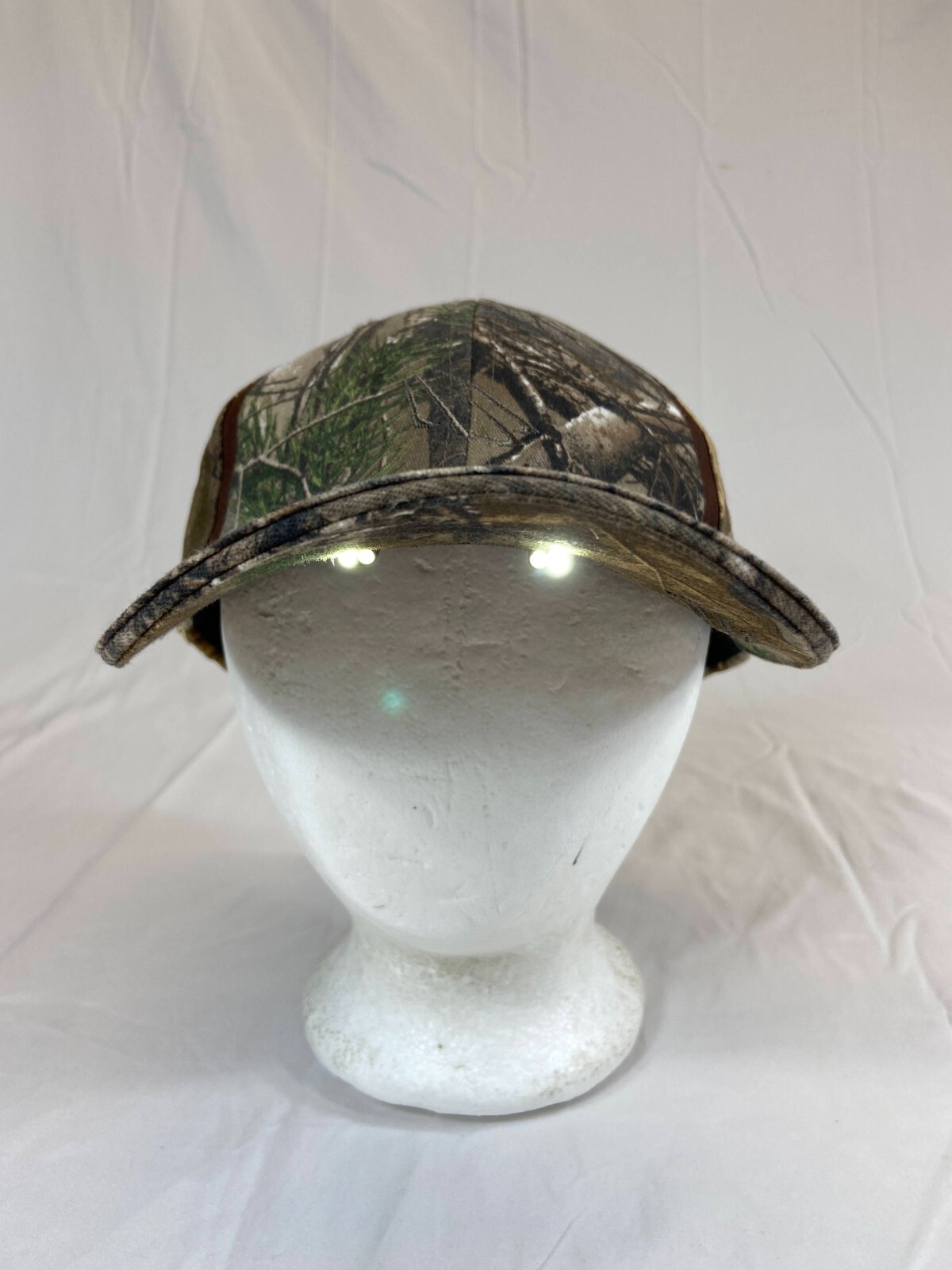 LED Headlight Baseball Cap Strapback Hat Camoufla… - image 1