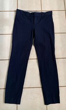 Banana Republic Stretch Navy Blue SLOAN FIT Slim Cropped Chino Pants Sz 2
