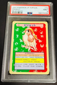 PSA 9 Pidgeot Pokemon Topsun 1997 Blue Back #18 Card Mint JPN