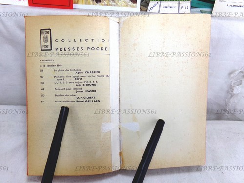 LE BAL DES MAUDITS, IRWIN SHAW, ÉDITIONS PRESSES POCKET, 1967 - Picture 17 of 17