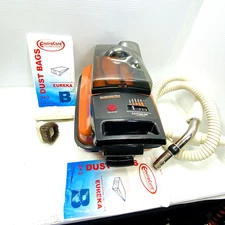 MONTGOMERY WARD  Variable Speed Canister Vacuum SP5074A W/ 2 Attachments Vintage