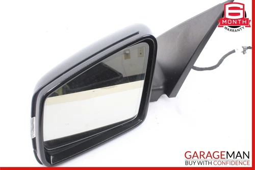12-14 Mercedes W204 C300 Front Left Side Mirror Door Rear View Glass Black OEM