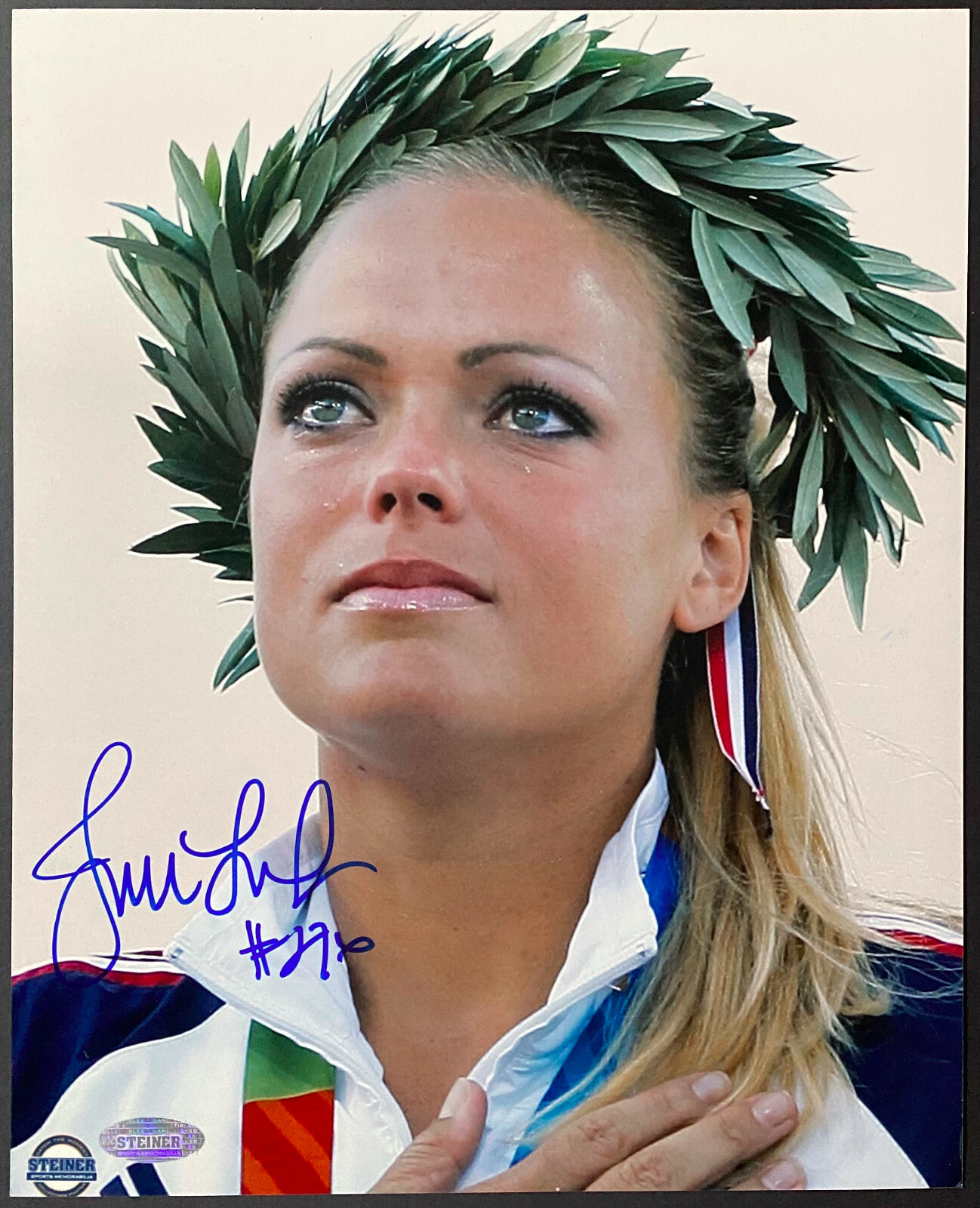 Jennie Finch Signed Autographed Photo Arizona Wildcats Soft Ball Player Steiner 