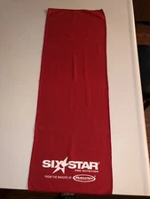 Six Star Pro Nutrition Muscletech Red Workout Gym Towel Sweat Towel Ships Fast