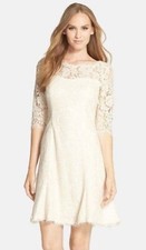 Eliza J Fit & Flare Cocktail Dress