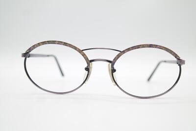 Vintage Lee Cooper Riverside Violett Mehrfarbig Oval Brille Brillengestell NOS