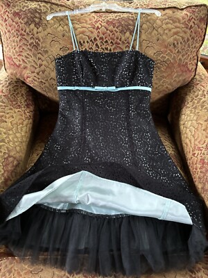 Betsy & Adam by Linda Bernell black lace turquoise trim/lining dress sz 10 | eBay Betsy & Adam by Linda Bernell black lace turquoise trim/lining dress sz 10 | eBay