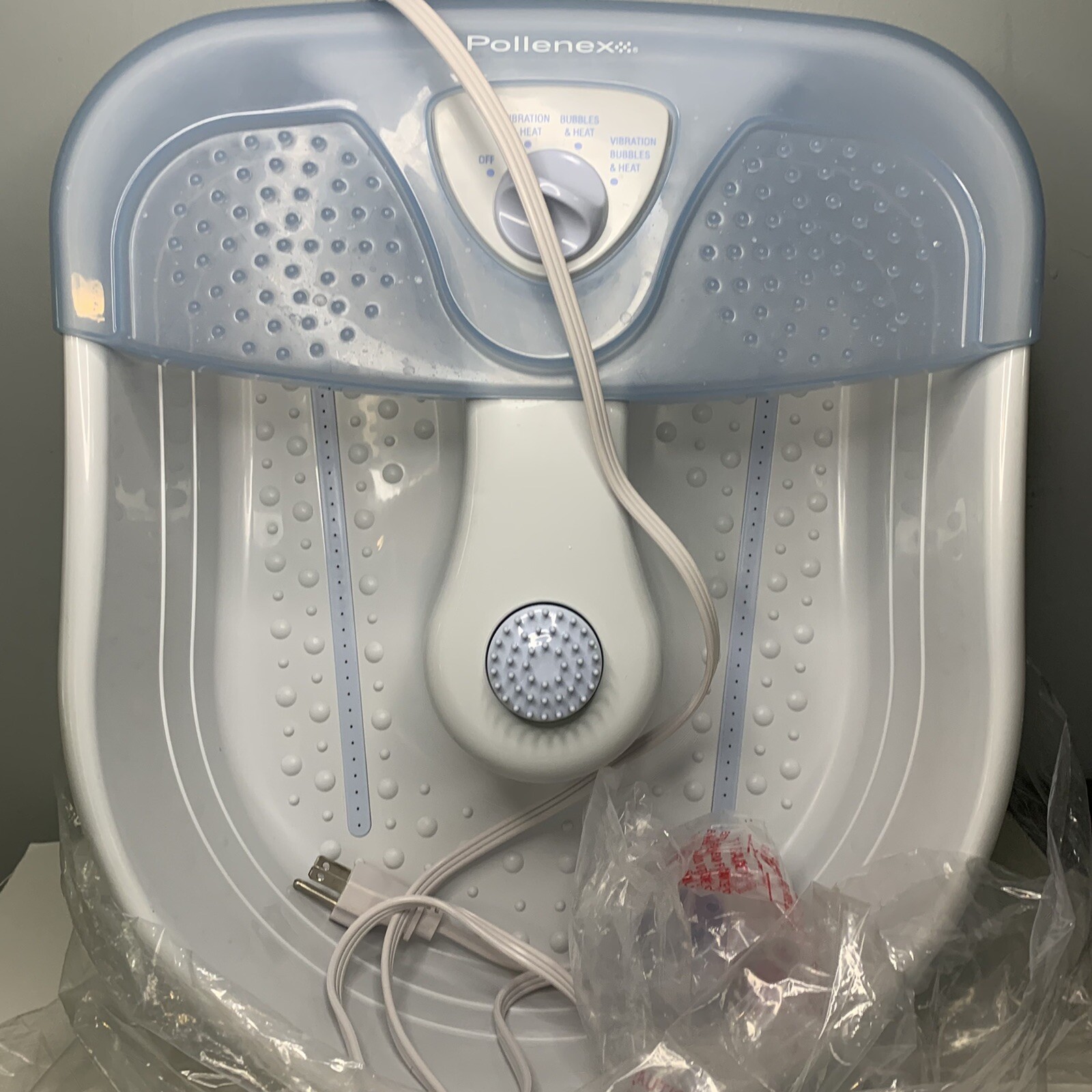 Pollenex FOOT SPA Complete Therapy, 3Settings Heat Vibration Bubbles