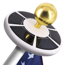  Flag Pole Light Solar Powered, 26 LED Solar Flag Pole Light for Most 26 Light