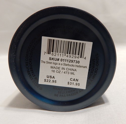 2022 Starbucks Recycled Dark Green Stainless Steel 16 oz Insulated Container - Picture 5 of 5
