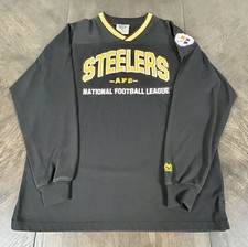 Vintage Lee Sport Pittsburgh Steelers AFC NFL Sweatshirt Stitched Men's Large