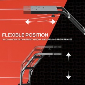 Supllueer Adjustable Racing Simulator Cockpit Stand Fits Logitech G920 G29 G923