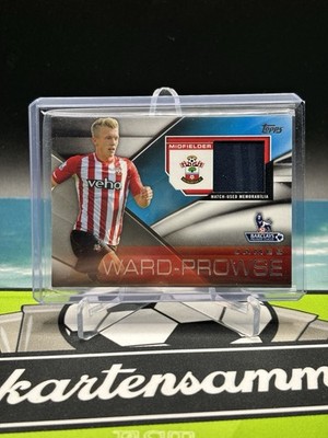 2014 TOPPS Premier Gold Soccer Fibers Relic Card James Ward-Prowse Southampton