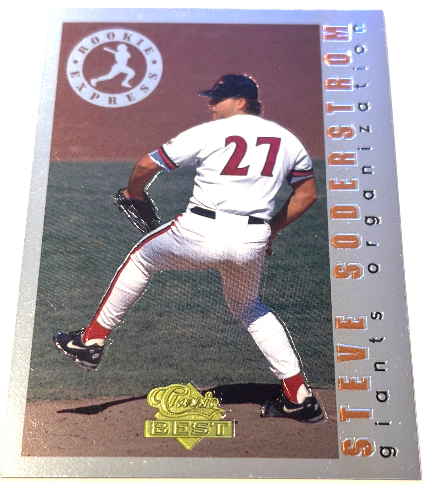 1994 Classic Best Gold Minor League Rookie Express Chrome Steve Soderstrom #14RC