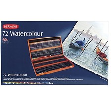 Derwent watercolor pencils water color pencil 72 color set wood box set 32891