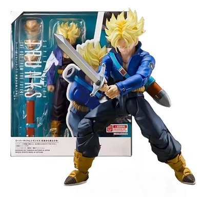 SHF Dragon Ball Z Trunks Super Saiyan Boy From Future KO 6'' Action Figure