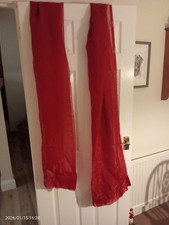 Curtains-pair of full length voiles